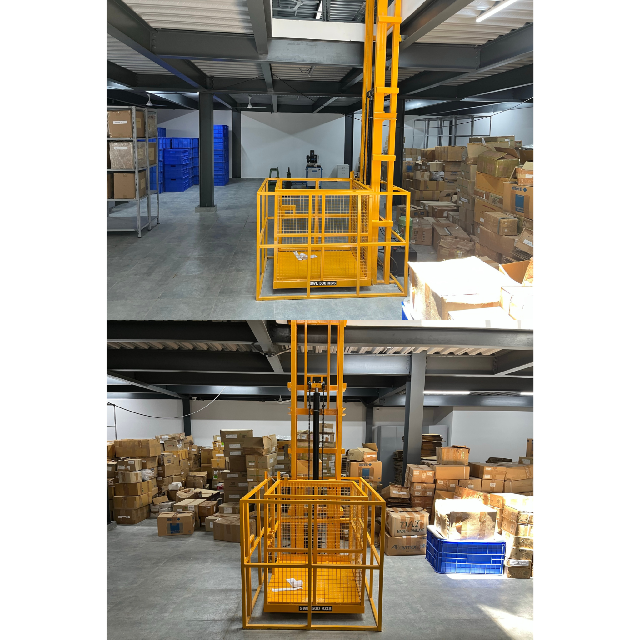 hydraulic goods lift